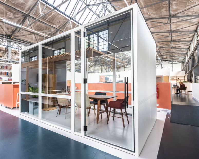 Stilte ruimtes in kantoortuin