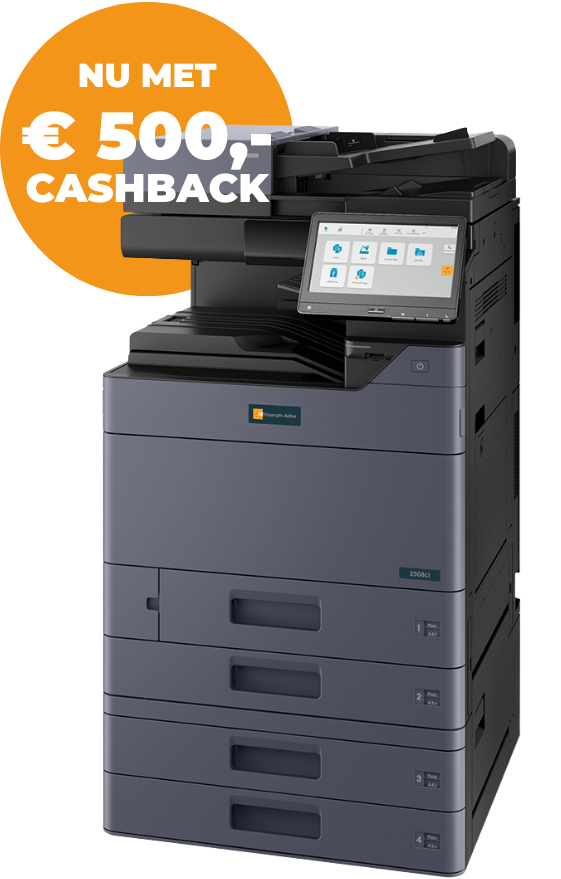 Triumph Adler 2508ci - A3 kleuren multifunctional met inruilkorting