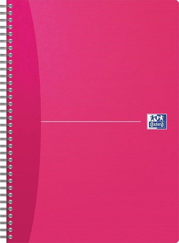 Oxford Office Essentials spiraalschrift, 180 bladzijden, ft A4, gelijnd, geassorteerde kleuren-2