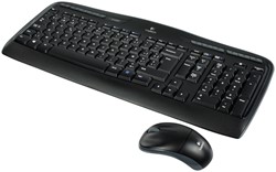 Toetsenbord Logitech MK330 Azerty +muis zwart