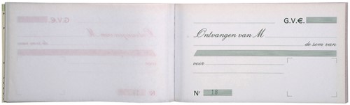 Ontvangstbewijzen Exacompta Manifold dupli 50vel Nl-2