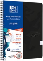 Spiraalblok Oxford Touch A4 ruit 5x5mm 140 pagina's 80gr zwart-3