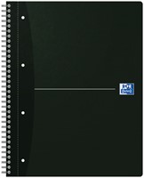 Collegeblok Oxford Office Essentials A4+ lijn 4-gaats 180 pagina's 80gr assorti-2