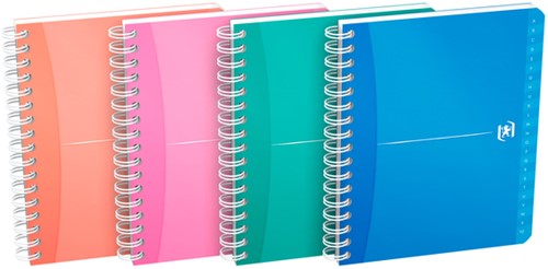 Adresboek Oxford MyColours A6 80vel lijn assorti