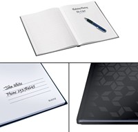 Notitieboek Leitz WOW A4 160blz 90gr lijn zwart-4
