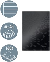 Notitieboek Leitz WOW A5 lijn zwart-9