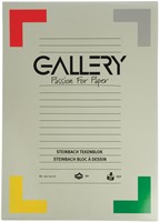 Gallery Steinbach tekenpapier, 250 g, ft 29,7 x 42 cm, A3, gekorreld, blok van 20 vel