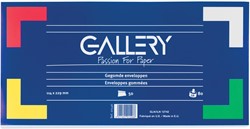 Gallery enveloppen ft 114 x 229 mm, gegomd, pak van 50 stuks
