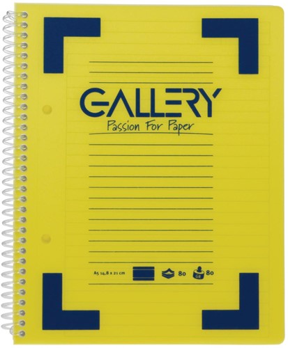 Gallery Traditional spiraalschrift ft A5, gelijnd, geassorteerde kleuren, 160 bladzijden-3