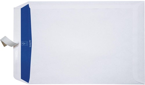 Gallery enveloppen ft 230 x 310 mm, stripsluiting, binnenzijde blauw, doos van 250 stuks