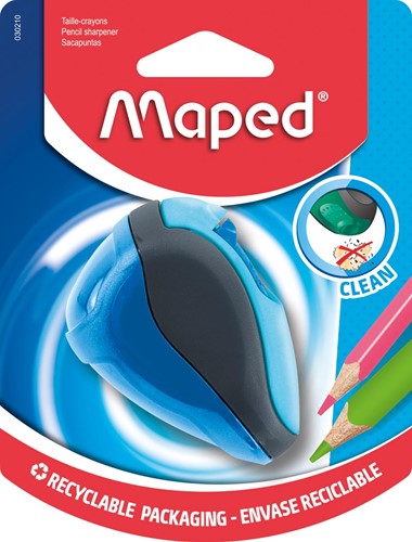 Maped potloodslijper Clean 2-gaats, op blister