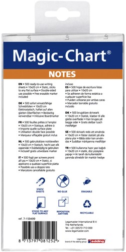 Magic-chart notes Legamaster 10x20cm assorti 500 vel-2