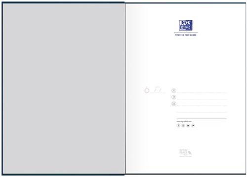 Notitieboek Oxford Office Essentials A4 96vel lijn zwart-3