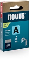 Novus nietjes A 53/6, doos met 1800 stuks
