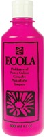 Talens Ecola plakkaatverf flacon van 500 ml, tyrisch roze (magenta)