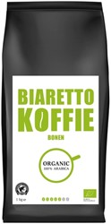 Koffie Biaretto bonen regular biologisch 1000 gram