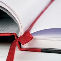 Notitieboek Oxford Black n' Red A4 96vel blanco-2