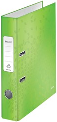 Leitz WOW ordner groen, rug van 5,2 cm