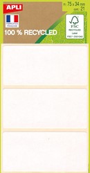 Apli witte etiketten in etui