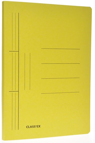 Class'ex hechtmap, ft 25 x 34,7 cm (voor ft folio), geel