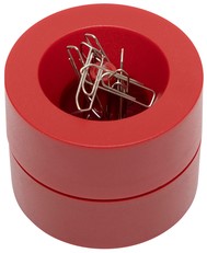 Papercliphouder MAUL Pro magnetisch Ø73x60mm rood-3