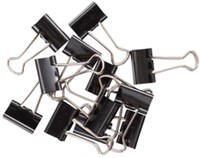 Papierklem MAUL foldback 215 19mm zwart 12 stuks-4