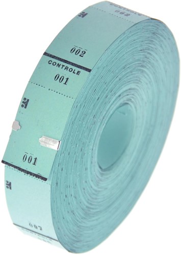 Ticketrol, 1000 tickets, blauw