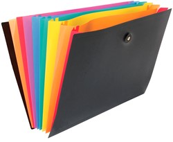 Viquel Rainbow Class voorordner, liggend model met 8 vakken