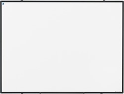 Smit Visual magnetisch whiteboard Softline, emaille, zwart, 100 x 180 cm