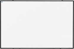 Smit Visual magnetisch whiteboard Softline, gelakt staal, zwart, 60 x 90 cm