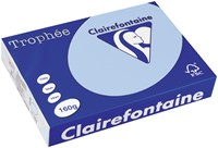 Clairefontaine Trophée Pastel, gekleurd papier, A4, 160 g, 250 vel, blauw