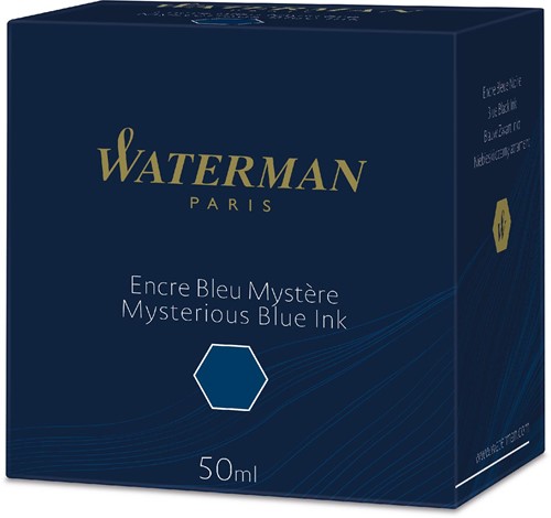 Waterman vulpeninkt 50 ml, blauw (Mysterious)-3
