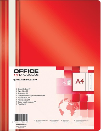 OFFICE products snelhechtmap, rood