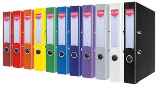 OFFICE products ordner, voor A4, uit karton, rug van 5,5 cm, wit-3