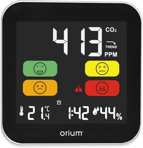 Orium by Cep professionele CO2-meter, voor ruimtes tot 75 m²