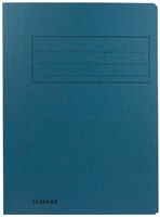 Class'ex dossiermap, 3 kleppen ft 23,7 x 32 cm (voor ft A4), blauw