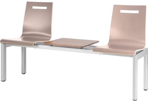 12-3-2_2 Oscar wachtkamerbank 2-zits met tafelblad verkrijgbaar in verschillende kleuren Van Lith Supplies One-Stop-Office-Shop.jpg