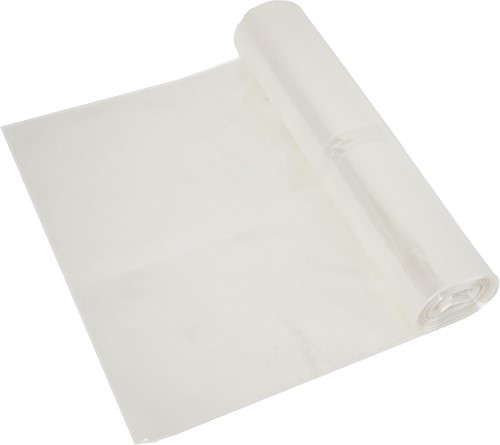 Vuilniszak ft 60 x 80 x 0.02 cm, transparant, HDPE, 20 x rol van 20 stuks-2