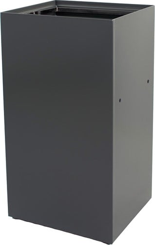 V-part modulaire afvalbak 90 l, grijs