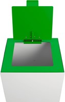 V-Part top met klep voor modulaire afvalbak 85 l en 90 l, groen
