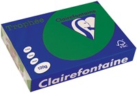 Clairefontaine Trophée Intens, gekleurd papier, A4, 120 g, 250 vel, dennengroen