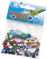 Folia sierstenen 450 stuks, hartjes