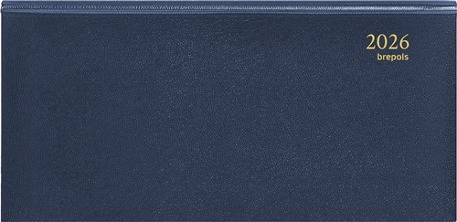 Brepols agenda Breprint Lima 6-talig, blauw, 2025-2026