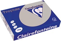 Clairefontaine Trophée Pastel, gekleurd papier, A4, 120 g, 250 vel, lichtgrijs