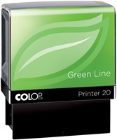 Colop stempel met voucher Green Line Printer 20, max. 4 regels, voor Nederland, ft 38 x 14 mm