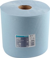 Tork Industrial Heavy Duty poetspapier rol, 3-laags, systeem W1/W2, blauw, pak van 2 rollen-3