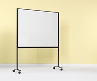Smit Visual magnetisch whiteboard, verrijdbaar, gelakt staal, 120 x 150 cm-2