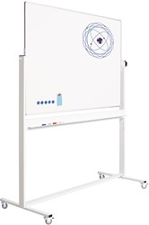Smit Visual magnetisch whiteboard, emaille en aluminium, 120 x 150 cm