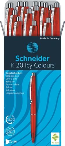 Schneider balpen K20 Icy Colours, medium, rood-2