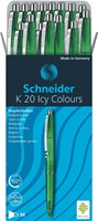 Schneider balpen K20 Icy Colours, medium, groen-2